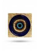 Doğal Taş Nihale 15x15cm Nazar Boncuğu Baskılı