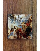 Doğal Taş Nihale 20x20cm Mitolojik Baskılı Taş Nihale