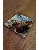 Doğal Taş Nihale 20x20cm Mitolojik Baskılı Taş Nihale