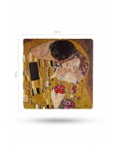 Doğal Taş Duvar Dekoru 20x20cm Tablo - Gustav Klimt Eseri Baskılı Tablo no5