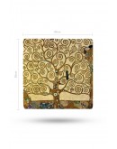 Doğal Taş Duvar Dekoru 20x20cm Tablo - Gustav Klimt Eserleri Baskılı no4