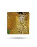 Doğal Taş Duvar Dekoru 20x20cm Tablo - Gustav Klimt Eserleri Baskılı 3'lü Set