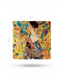 Doğal Taş Duvar Dekoru 20x20cm Tablo - Gustav Klimt Eseri Baskılı Tablo no7