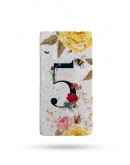 Doğal Taş Kapı Numarası, Uv Baskılı Kapı Numarası 7,5x15cm No:5