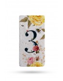 Doğal Taş Kapı Numarası, Uv Baskılı Kapı Numarası 7,5x15cm No:3