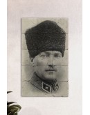 Doğal Taş Atatürk Tablosu, - Duvar Dekoru 30x50cm