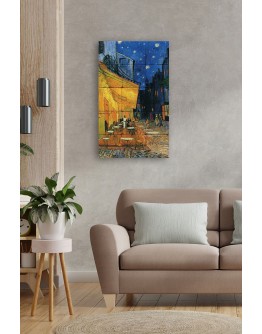 Doğal Taş Tablo - Van Gogh Eseri Tablo - Duvar Dekoru 30x50cm