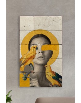 Doğal Taş Tablo- Duvar Dekoru 30x50cm