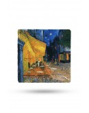 Doğal Taş Duvar Dekoru 20x20cm Tablo - Van Gogh Eseri Baskılı